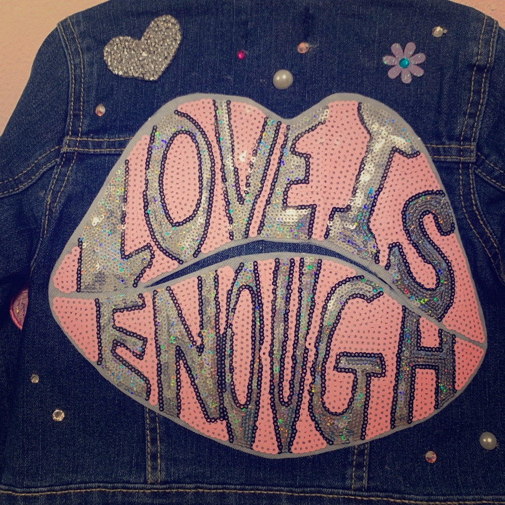 unicorn , Love is Enough, Baby Jean Hand Made